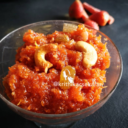 Gajar Strawberry halwa